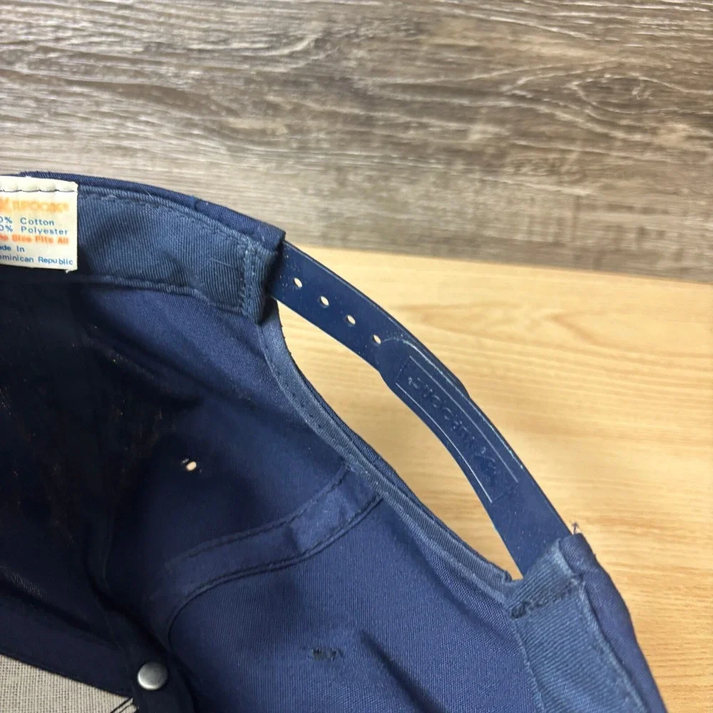 Vintage USS Fiske Hat‎ Cap Snap Back Blue DE143 Adjustable
